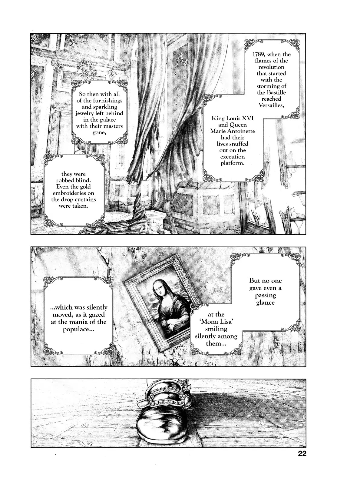 Innocent Rouge Chapter 64.5 page 19 - Gaiden - Queen Antoinette Visits the Mona Lisa
