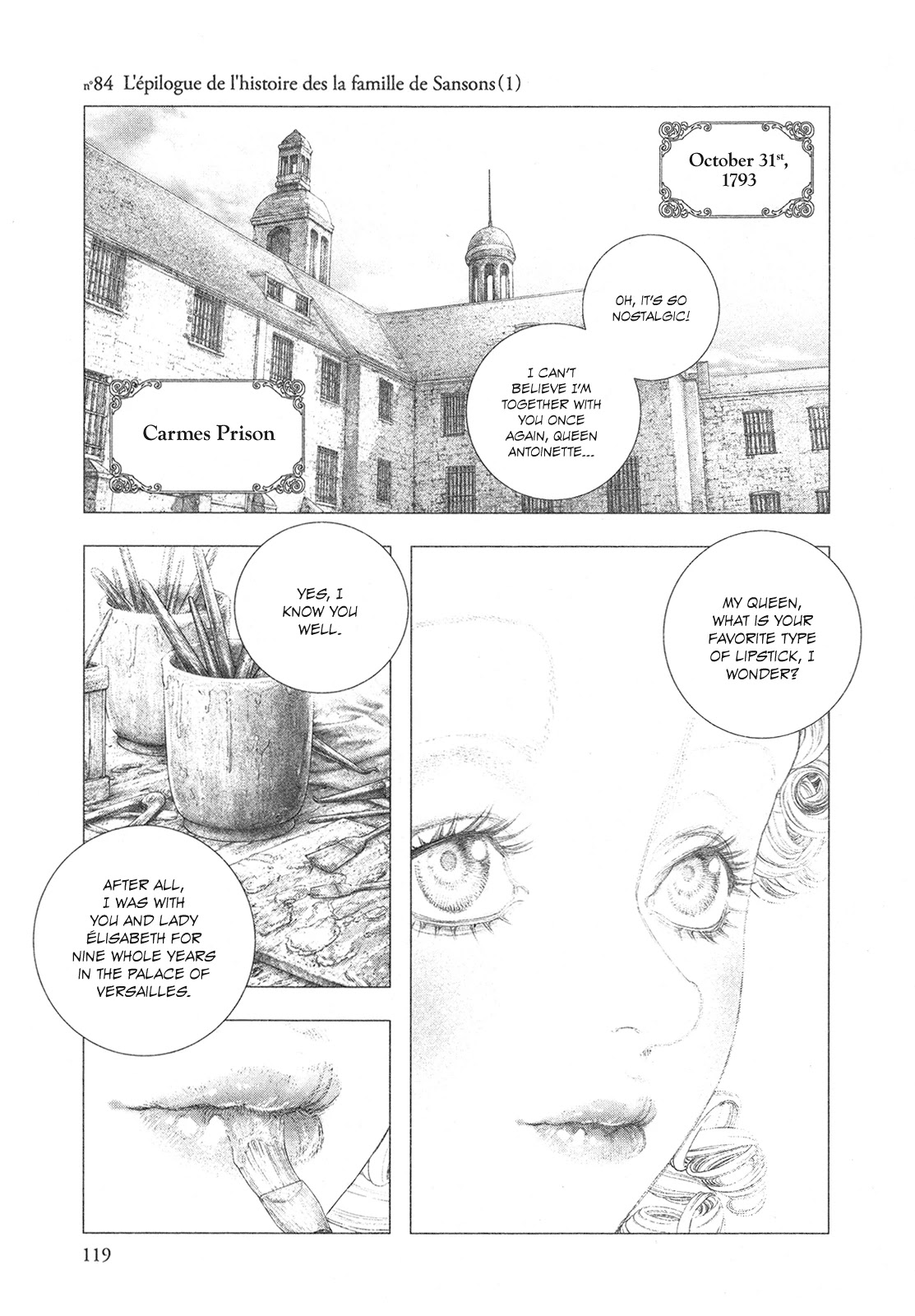 Innocent Rouge Chapter 84 page 1 - Chapter 84: L'epilogue de l'histoire des la famille de Sansons (1)