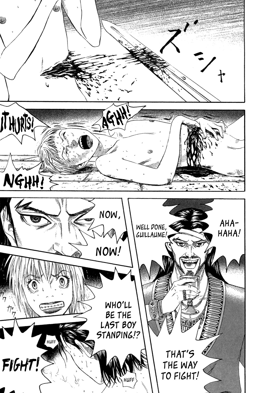 Innocents Shounen Juujigun Chapter 19 page 10 - Chapter 19: Divine Laughter
