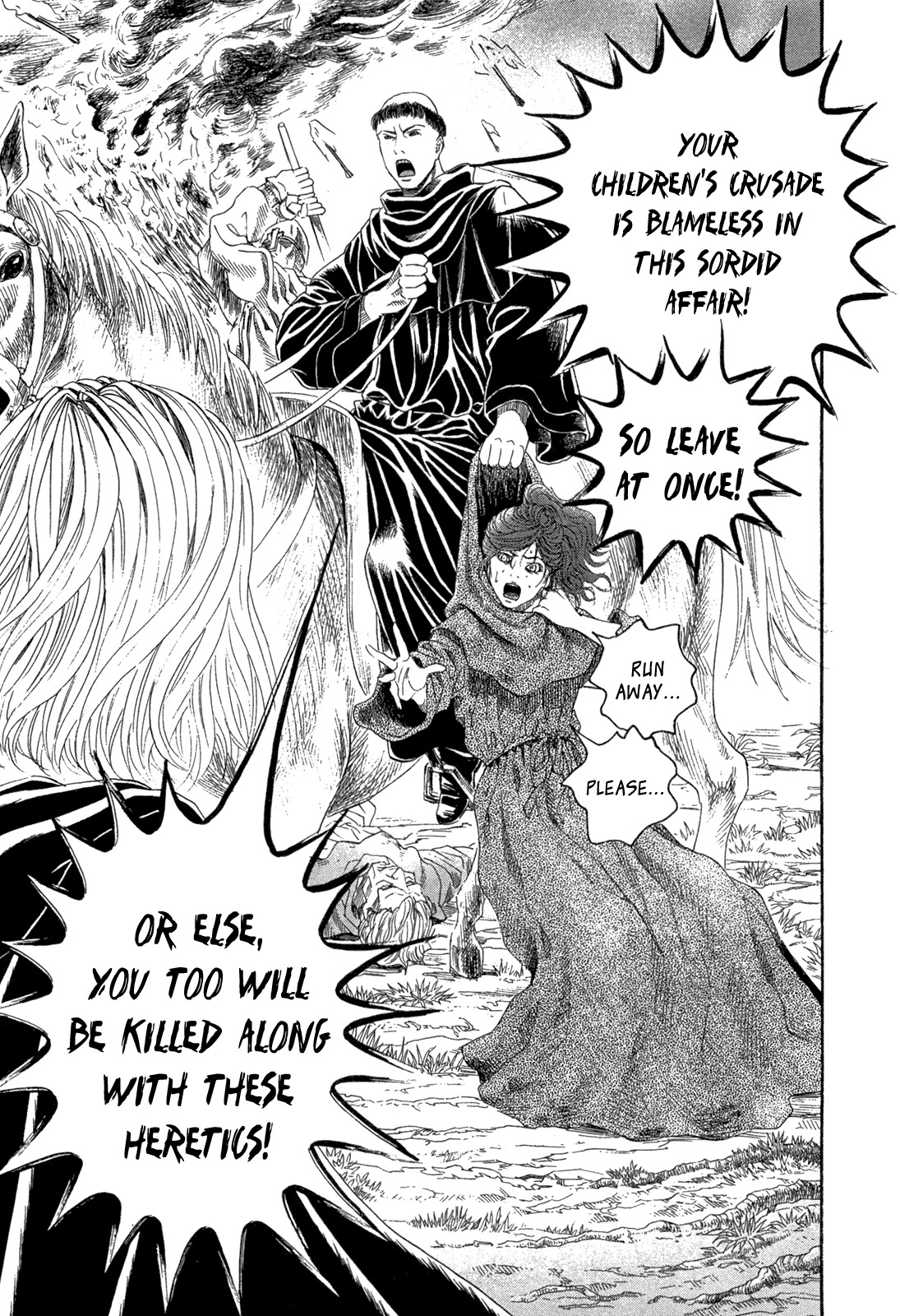 Innocents Shounen Juujigun Chapter 19 page 35 - Chapter 19: Divine Laughter