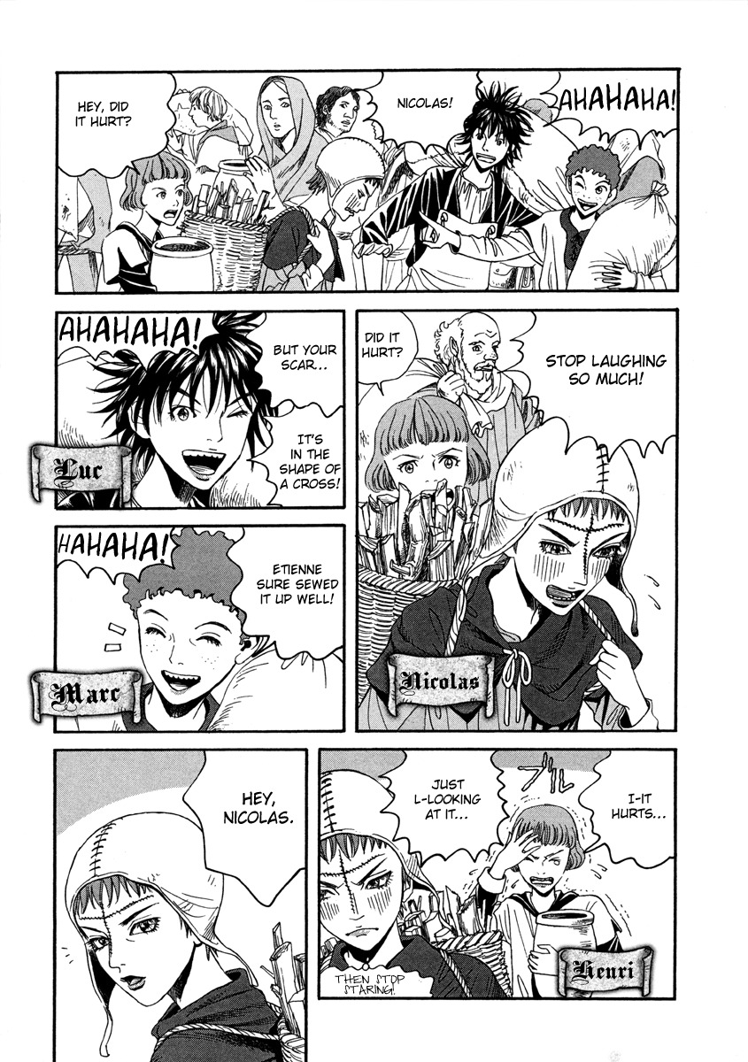 Innocents Shounen Juujigun Chapter 2 page 9 - Chapter 2: The Child of Miracles