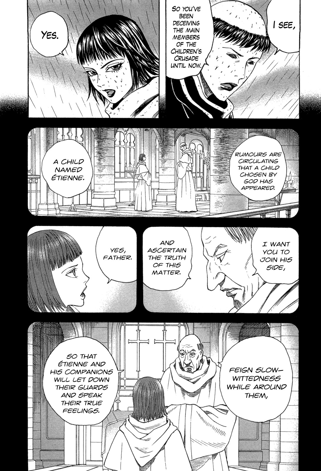 Innocents Shounen Juujigun Chapter 22 page 13 - Chapter 22: Étienne the Heretic