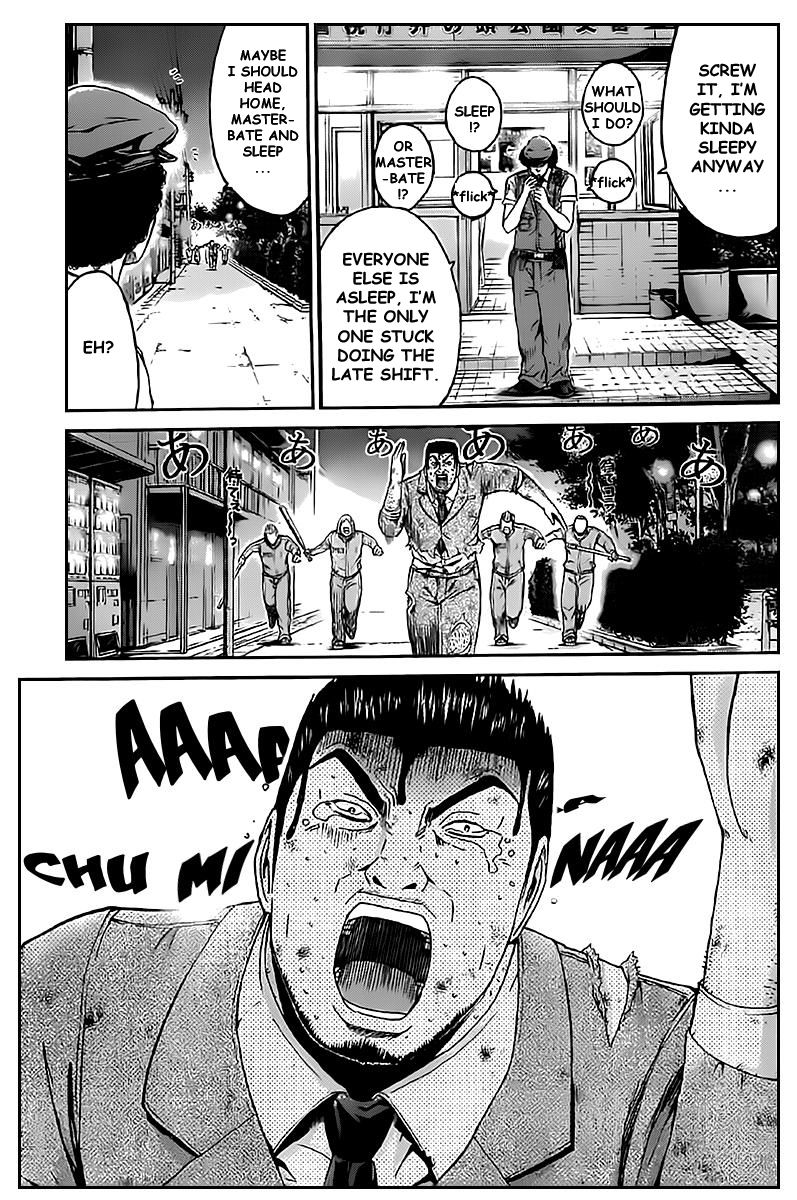 Ino-Head Gargoyle Chapter 1.1 page 4 - Chapter 1.1 : Ino-Head Gargoyle x Kamen Teacher Crossover - Kamen Teacher Police 01