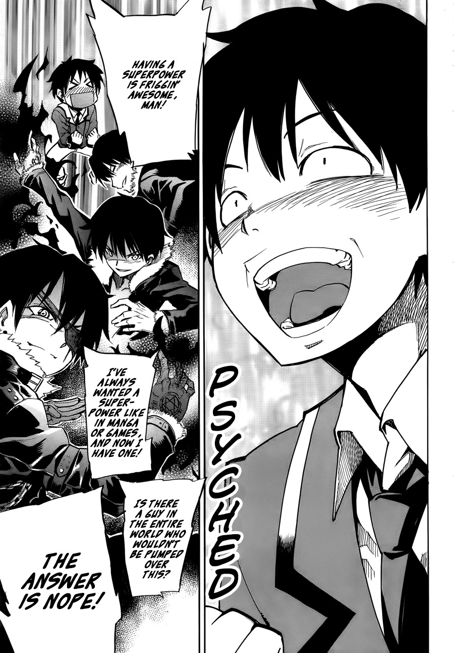 Inou Battle wa Nichijoukei no Naka de Chapter 1 page 8 - Chapter 1: Getting to the point, I've obtained a superpower