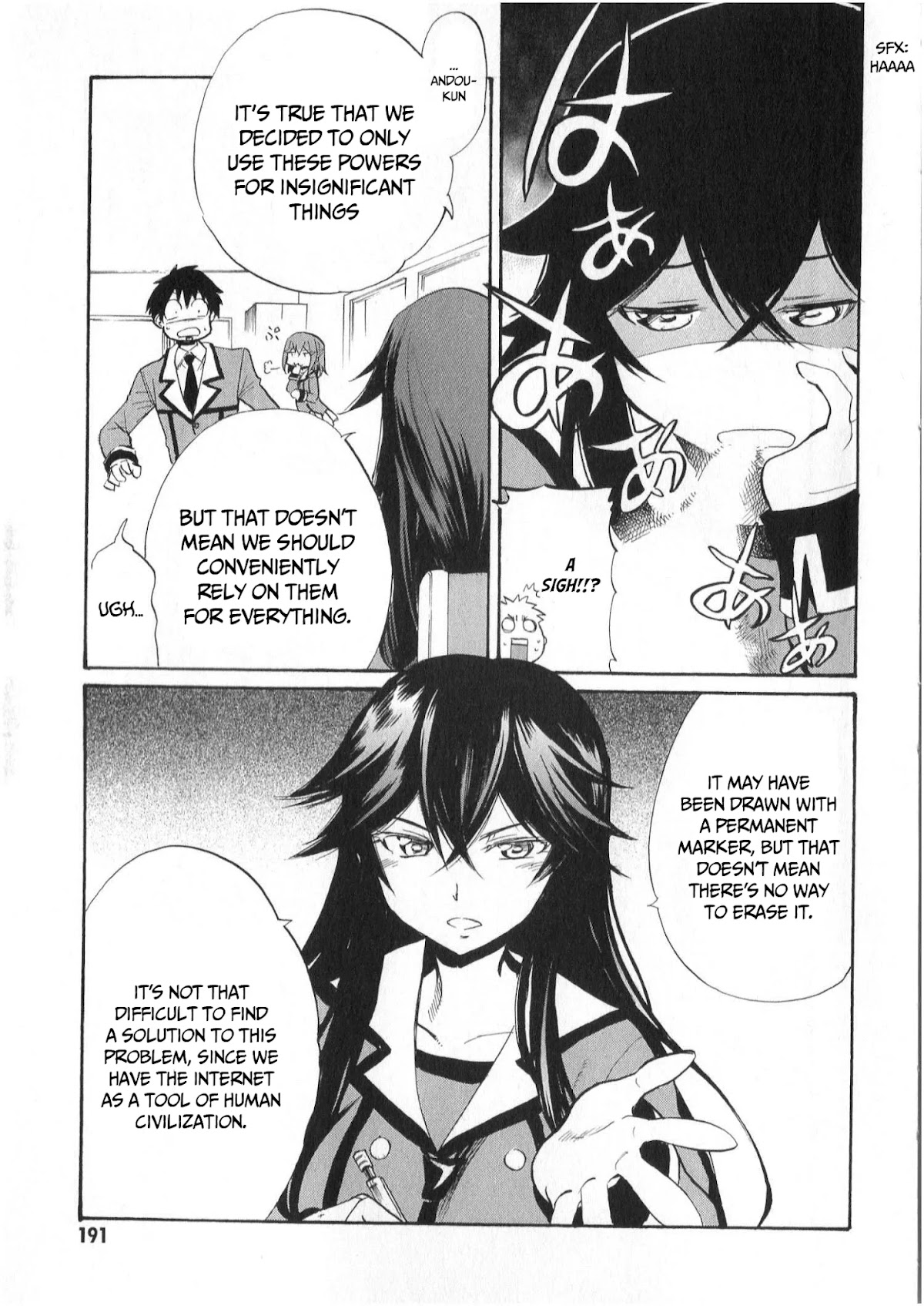 Inou Battle wa Nichijoukei no Naka de Chapter 5.5 page 4 - Chapter 5.5: Extra - End of volume 1