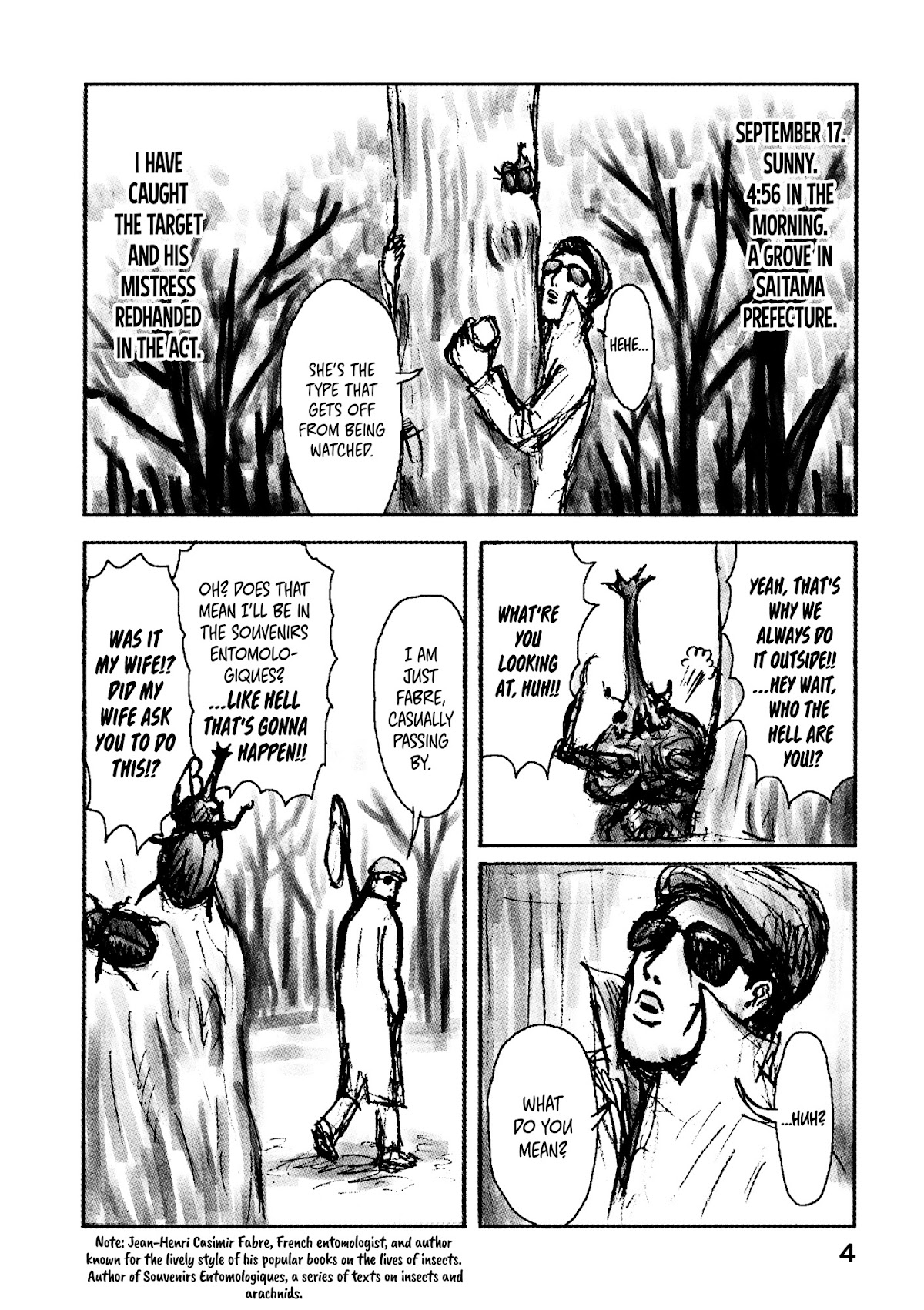Insect Detective Yoshida Yoshimi Chapter 1 page 6 - Chapter 1 : 1st Critter - In Quite A Pickle