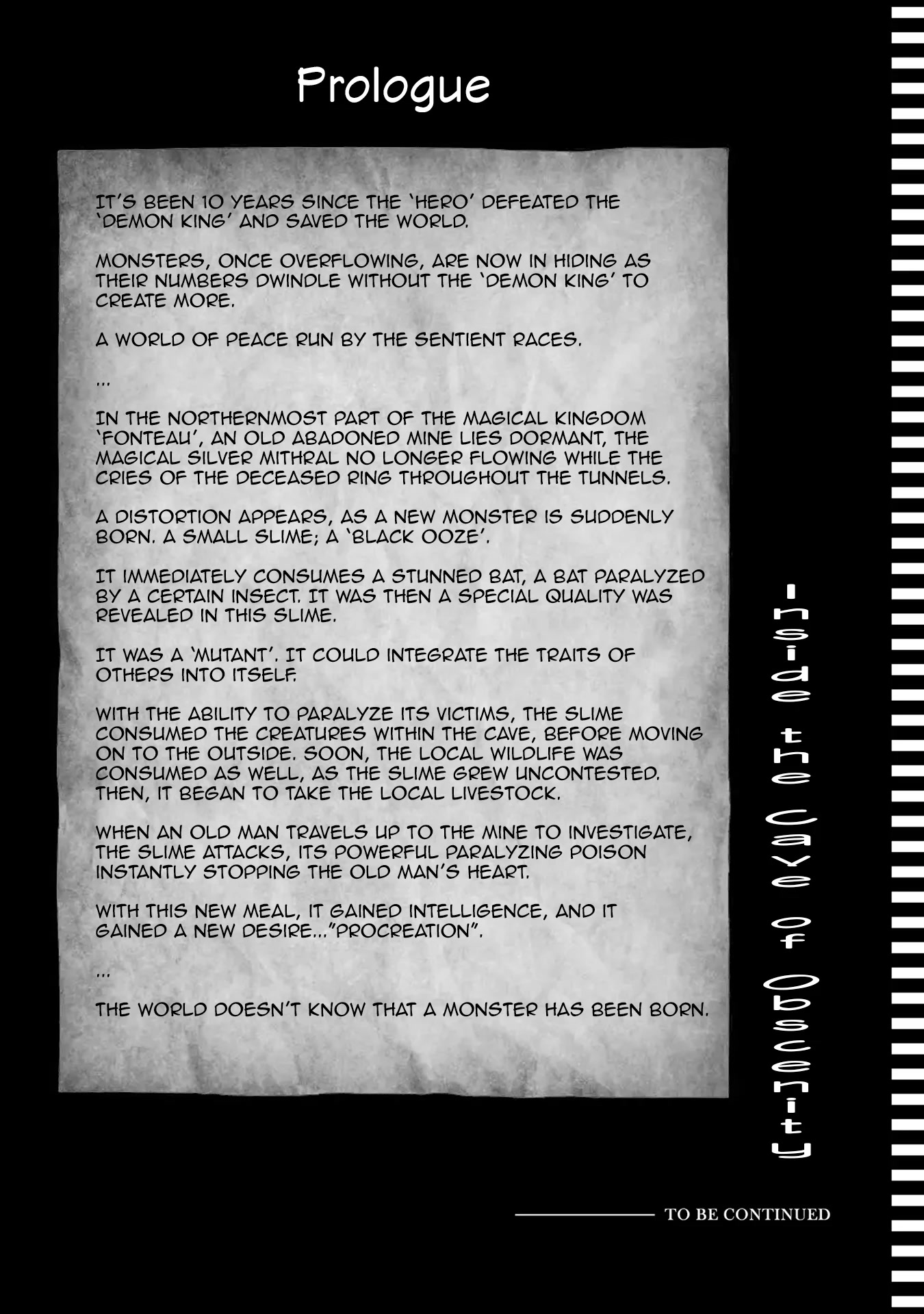 Inside the Cave of Obscenity Chapter 1 page 33 - Chapter 1: The First Victim
