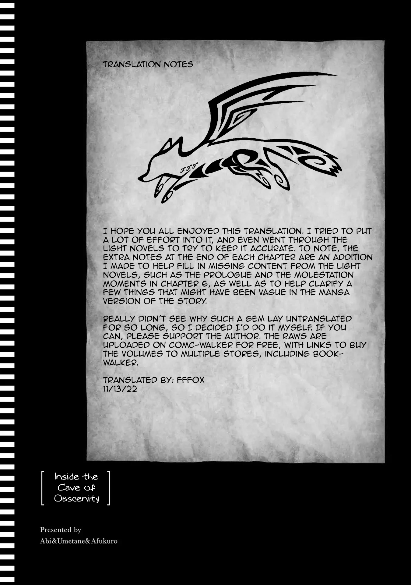 Inside the Cave of Obscenity Chapter 1 page 34 - Chapter 1: The First Victim