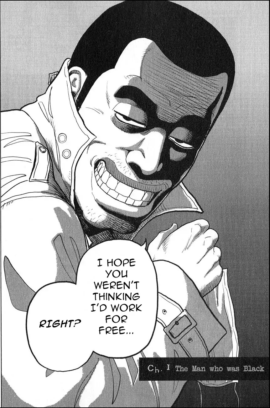 Inspector Kurokouchi Chapter 1 page 7 - Chapter 1: The Man Who Was Black