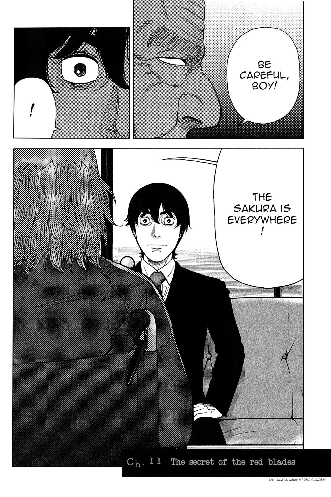 Inspector Kurokouchi Chapter 11 page 2 - Chapter 11: The Secret of the Red Blades