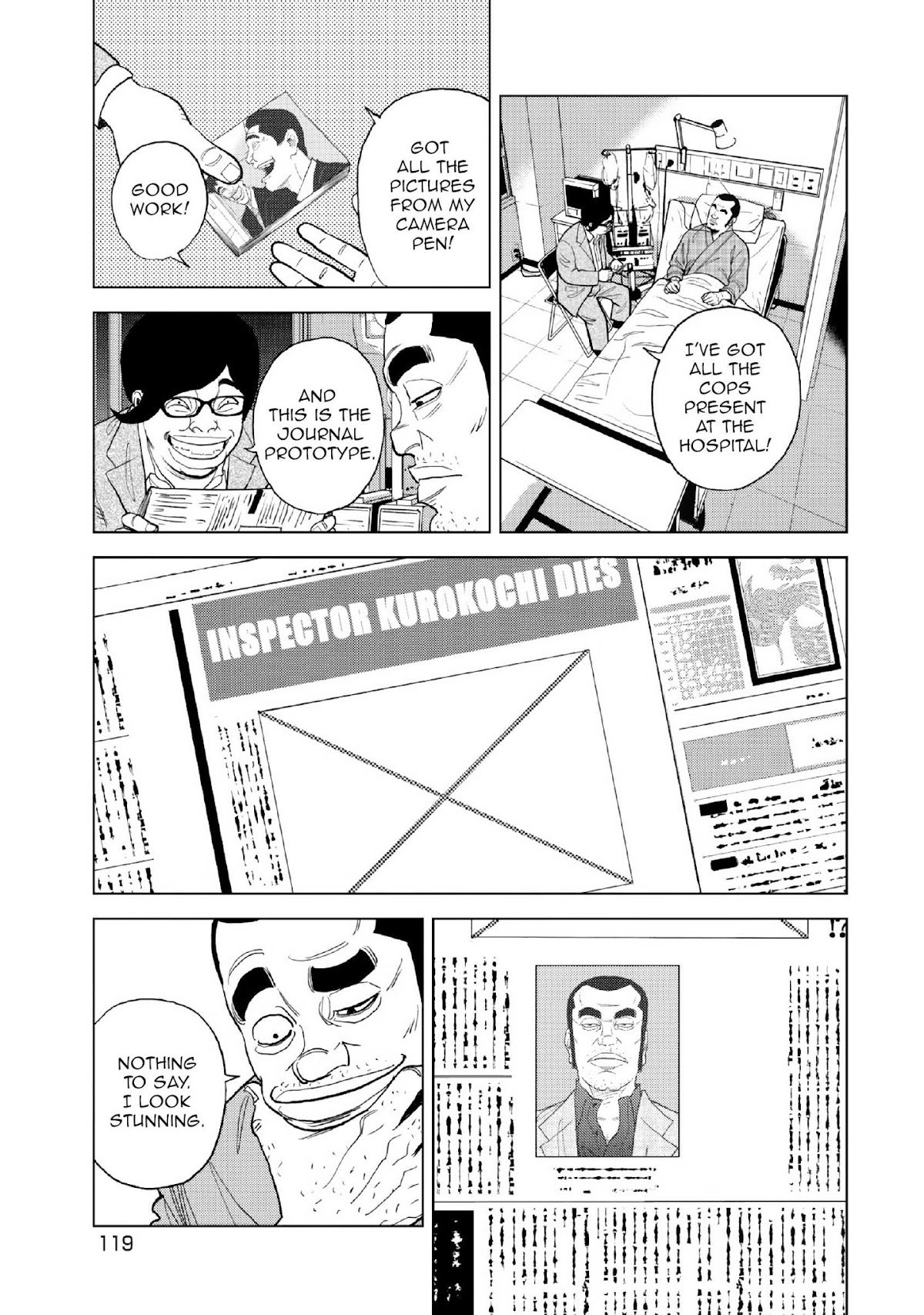 Inspector Kurokouchi Chapter 12 page 16 - Chapter 12: A Golden Hearted Hero