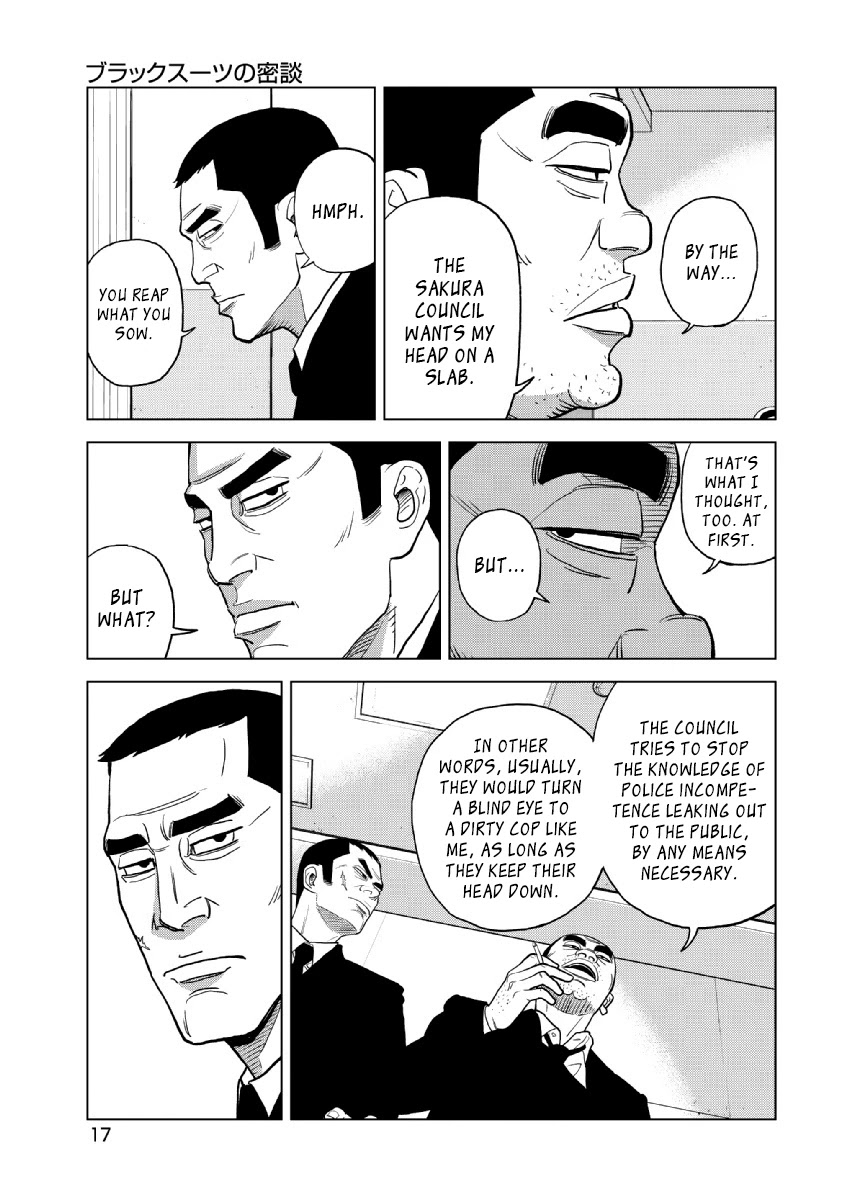 Inspector Kurokouchi Chapter 16 page 18 - Chapter 16: The Black Suits' Private Meeting