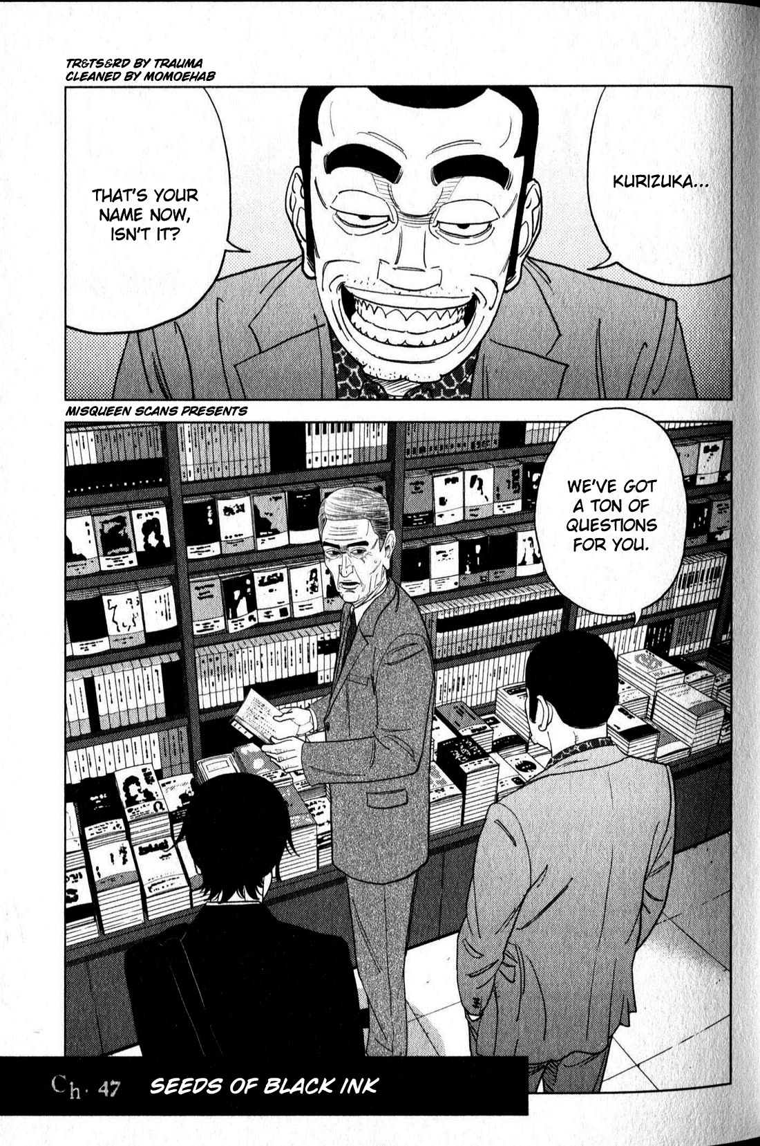 Inspector Kurokouchi Chapter 47 page 1 - Chapter 47: Seeds of Black Ink
