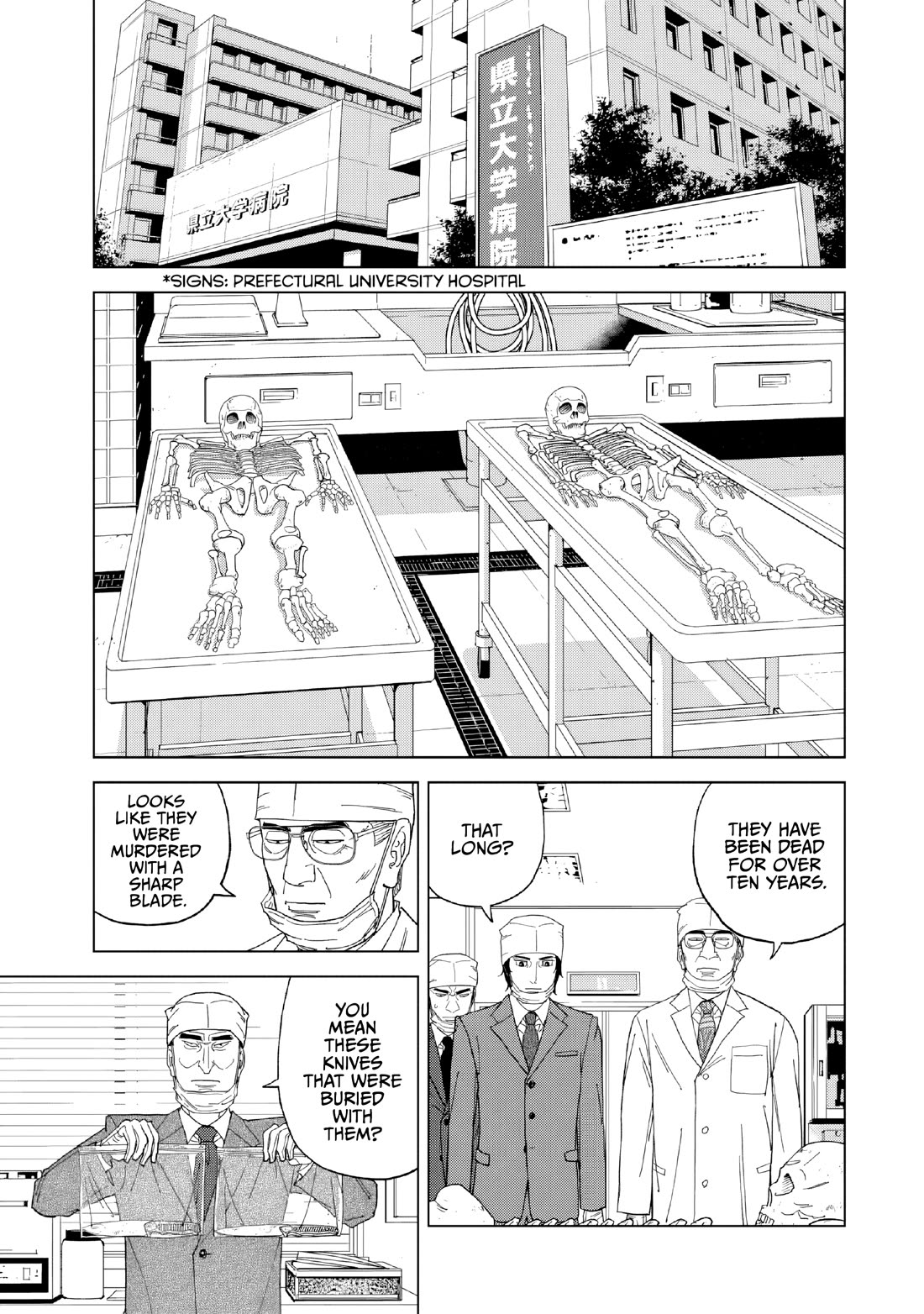 Inspector Kurokouchi Chapter 53 page 13 - Chapter 53: Two Skeletons