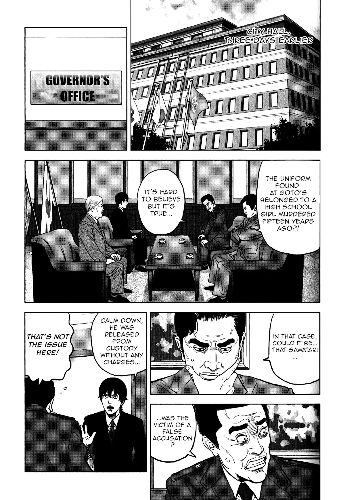 Inspector Kurokouchi Chapter 6 page 8 - Chapter 6: In the Red