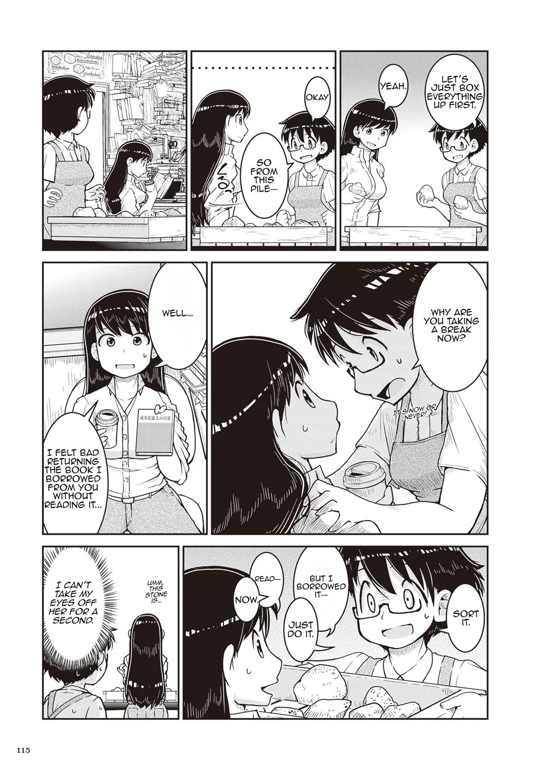Introduction to Mineralogy Chapter 15.5 page 5 - Chapter 15.5: Extra: Nagi-san's Grand Clean-Up