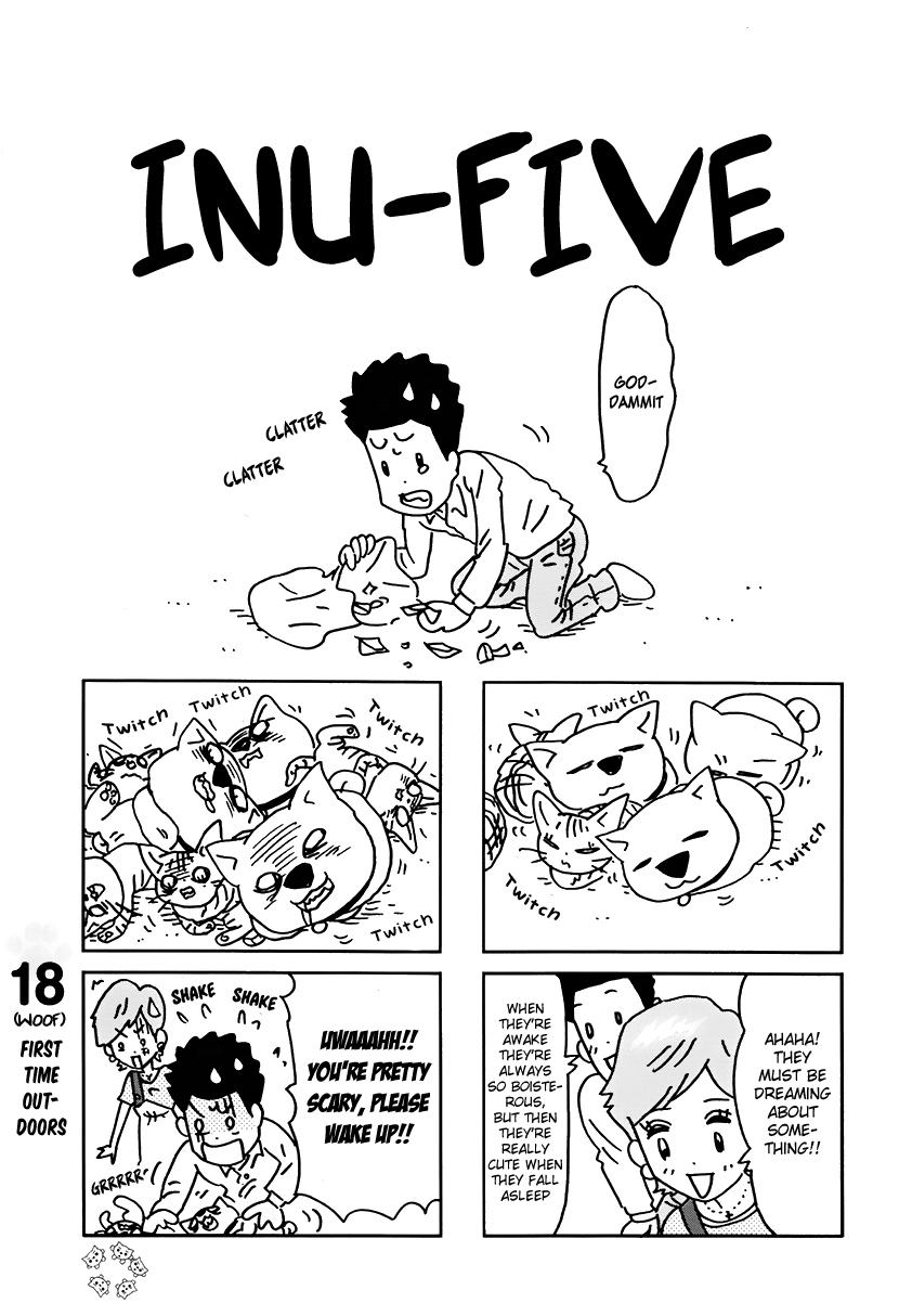 Inu five Chapter 18 page 1 - Chapter 18: First Time Outdoors
