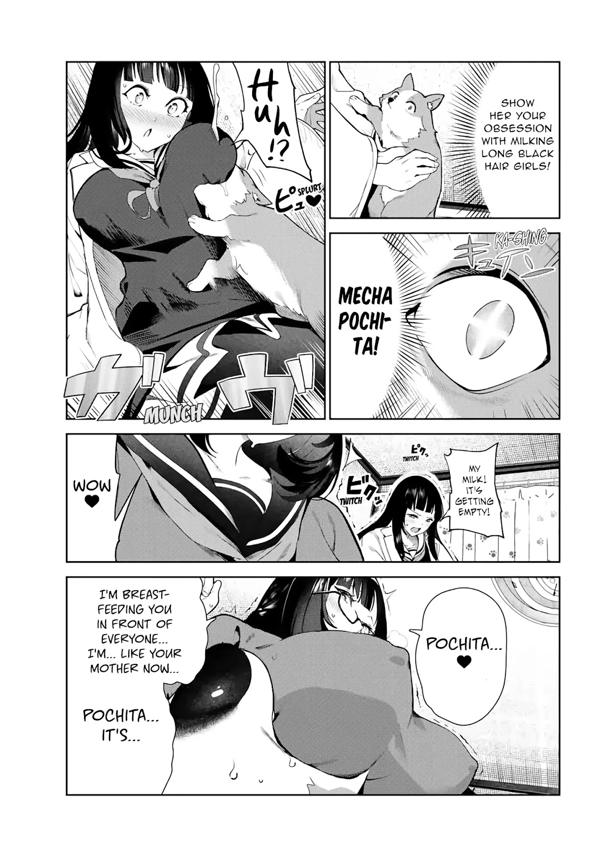 Inu ni Nattara Suki na Hito ni Hirowareta Chapter 28 page 13 - Chapter 28: Pochita vs. Mecha Pochita