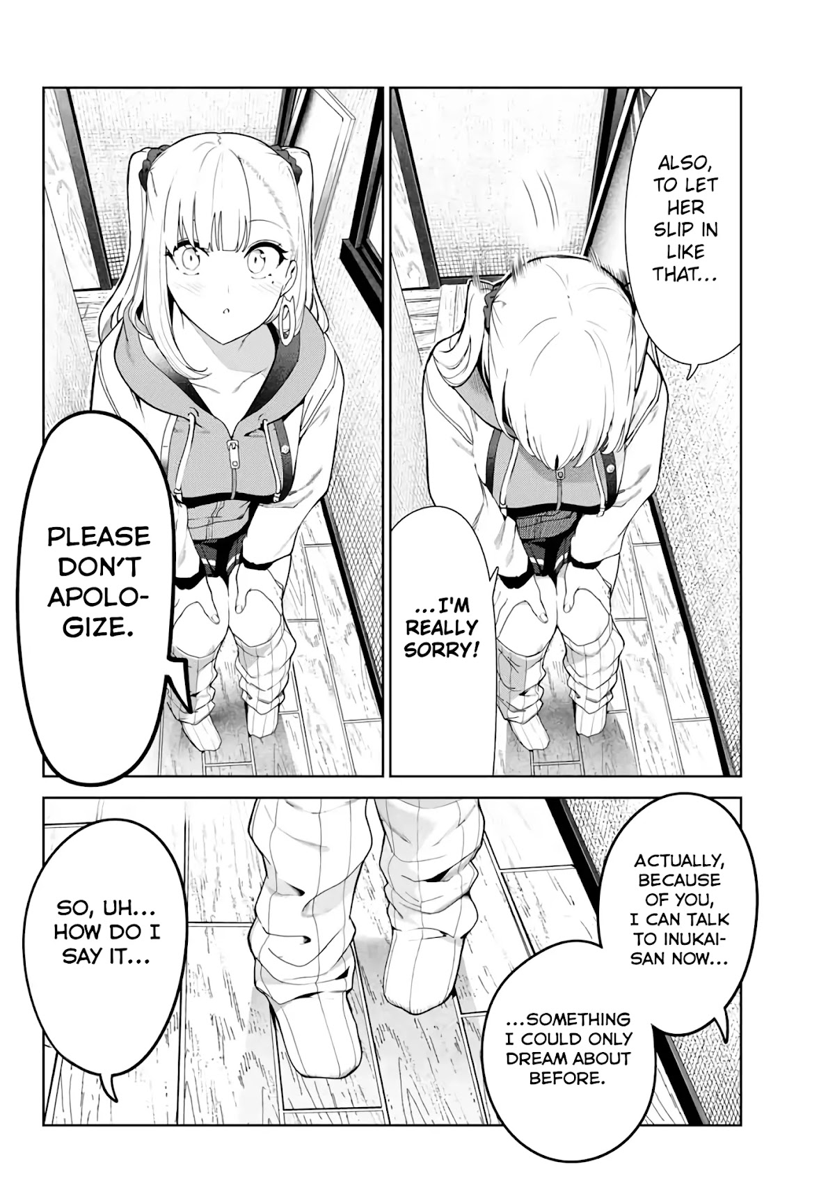 Inu ni Nattara Suki na Hito ni Hirowareta Chapter 28 page 4 - Chapter 28: Pochita vs. Mecha Pochita