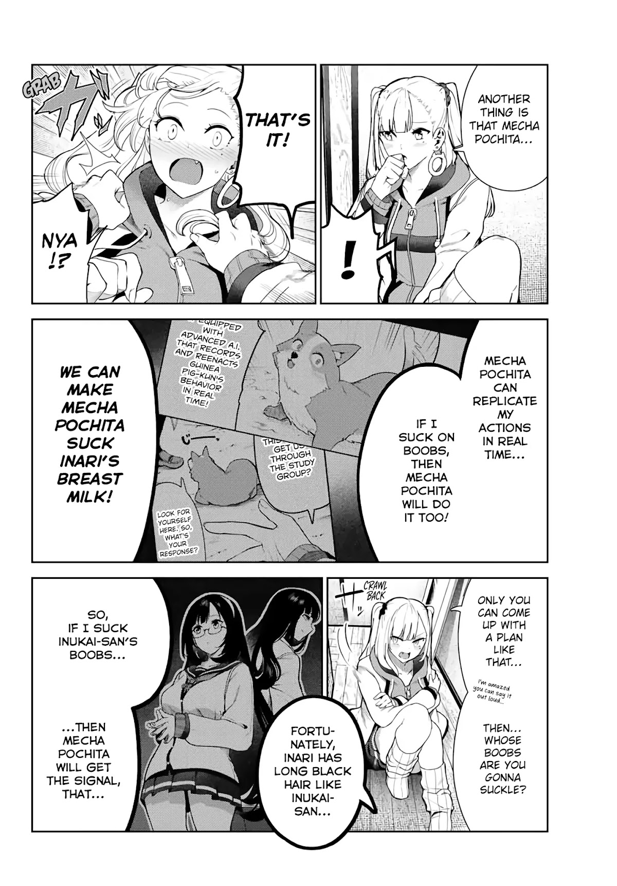 Inu ni Nattara Suki na Hito ni Hirowareta Chapter 28 page 8 - Chapter 28: Pochita vs. Mecha Pochita