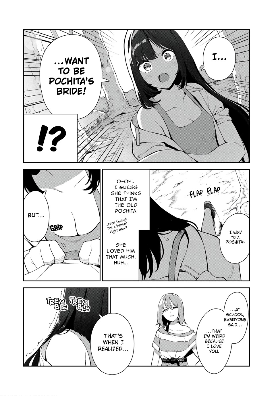 Inu ni Nattara Suki na Hito ni Hirowareta Chapter 35 page 10 - Chapter 35: Emotions, Overflow