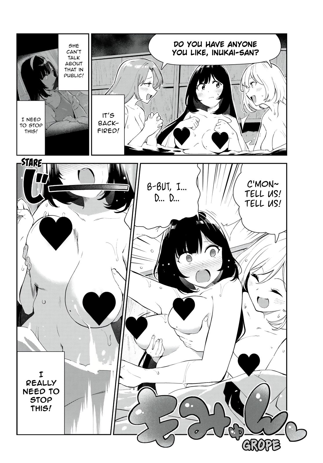 Inu ni Nattara Suki na Hito ni Hirowareta Chapter 38 page 14 - Chapter 38: Girl Talk at the Hot Spring