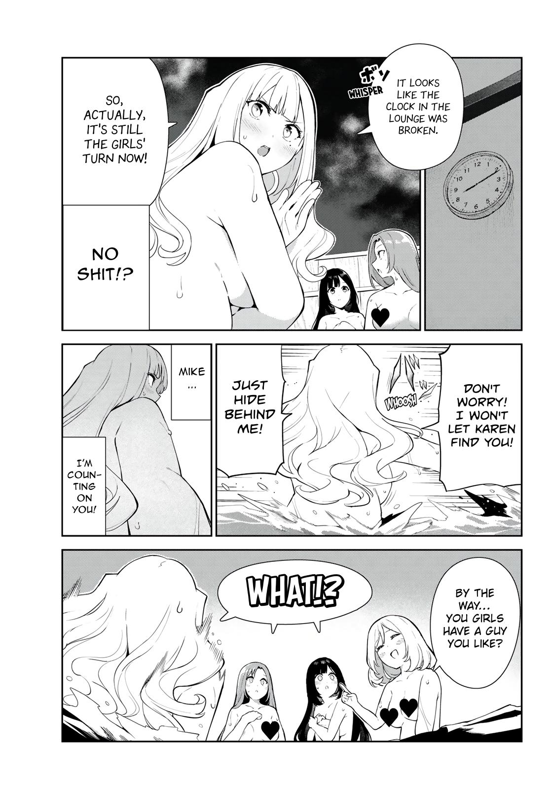 Inu ni Nattara Suki na Hito ni Hirowareta Chapter 38 page 9 - Chapter 38: Girl Talk at the Hot Spring