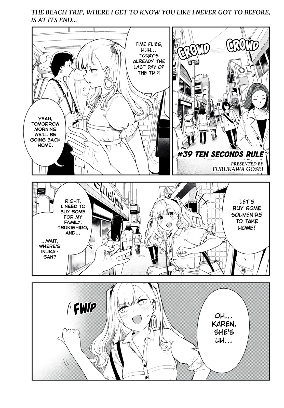 Inu ni Nattara Suki na Hito ni Hirowareta Chapter 39 page 1 - Chapter 39: Ten Seconds Rule
