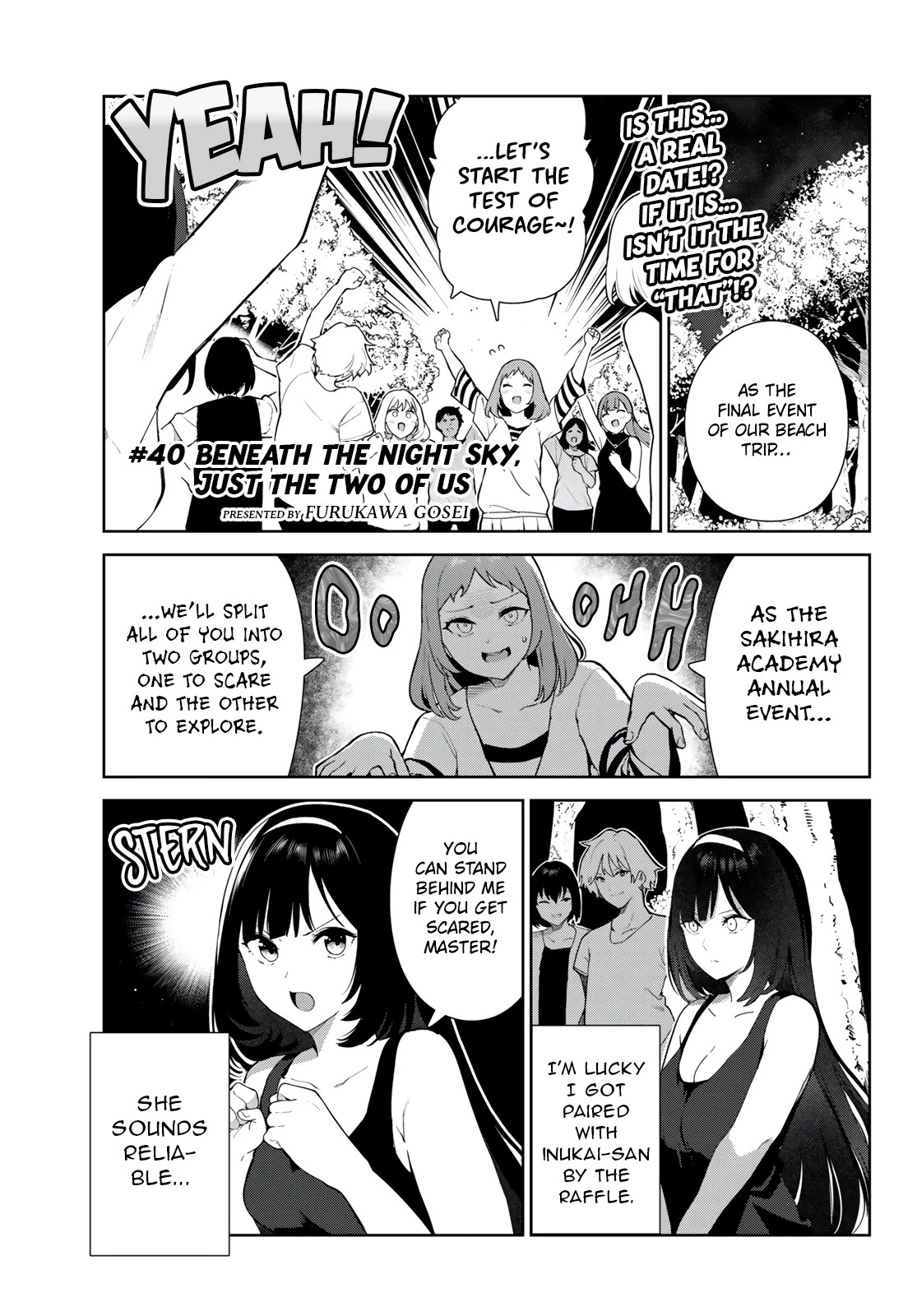 Inu ni Nattara Suki na Hito ni Hirowareta Chapter 40 page 1 - Chapter 40: Beneath the Night Sky, Just the Two of Us