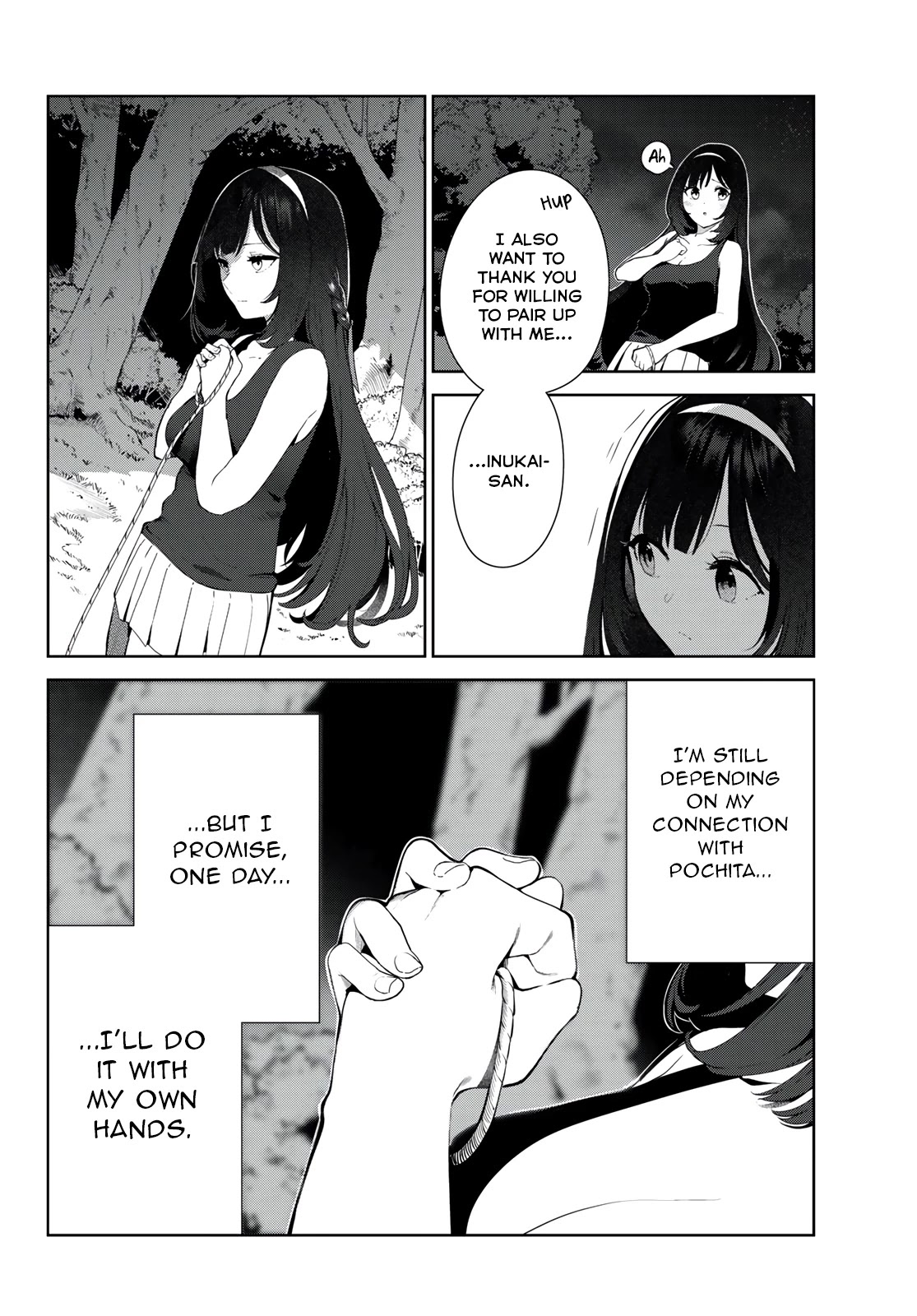 Inu ni Nattara Suki na Hito ni Hirowareta Chapter 40 page 16 - Chapter 40: Beneath the Night Sky, Just the Two of Us