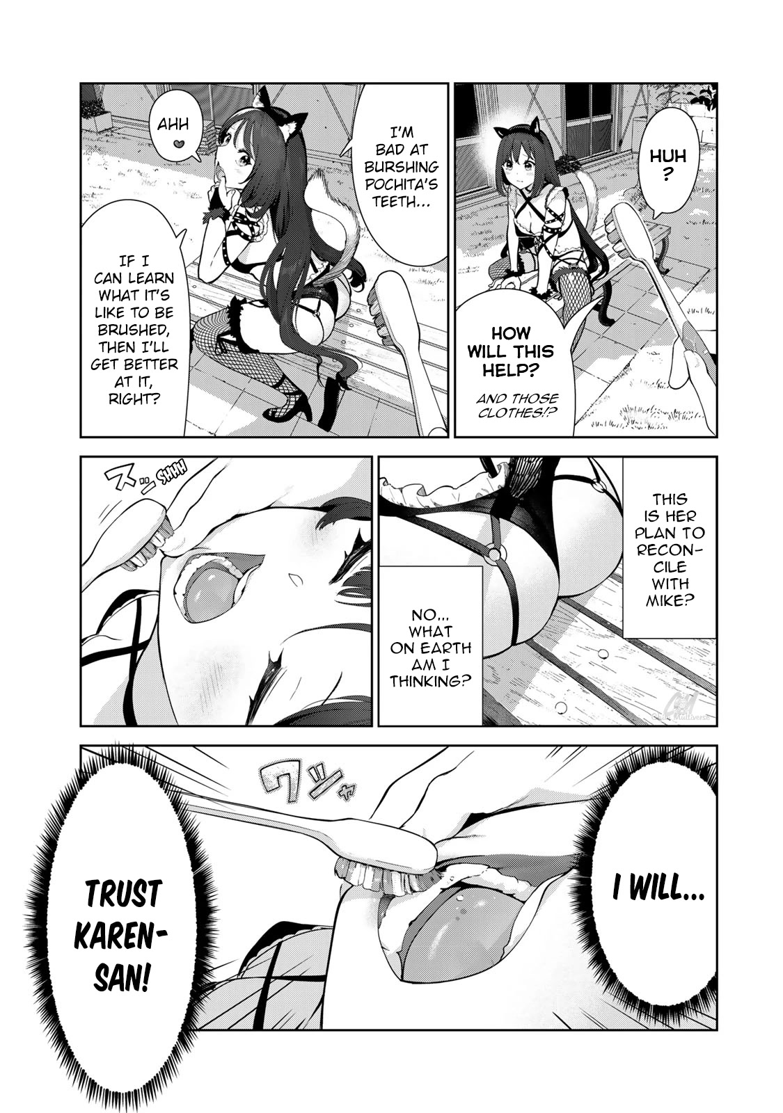 Inu ni Nattara Suki na Hito ni Hirowareta Chapter 46 page 7 - Chapter 46: Can I really brush your teeth?