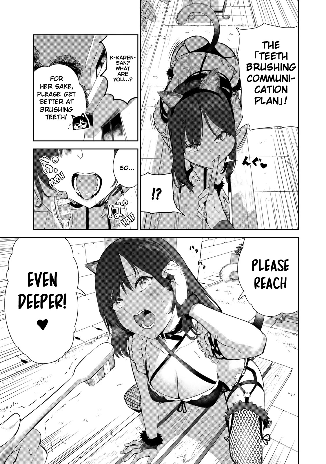 Inu ni Nattara Suki na Hito ni Hirowareta Chapter 46 page 9 - Chapter 46: Can I really brush your teeth?