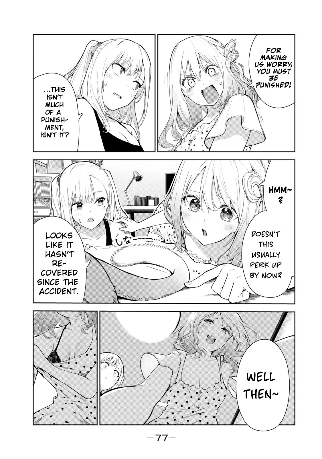 Inu ni Nattara Suki na Hito ni Hirowareta Chapter 48 page 7 - Chapter 48: When the Dog's Away, the Cat and Bunny will Play.