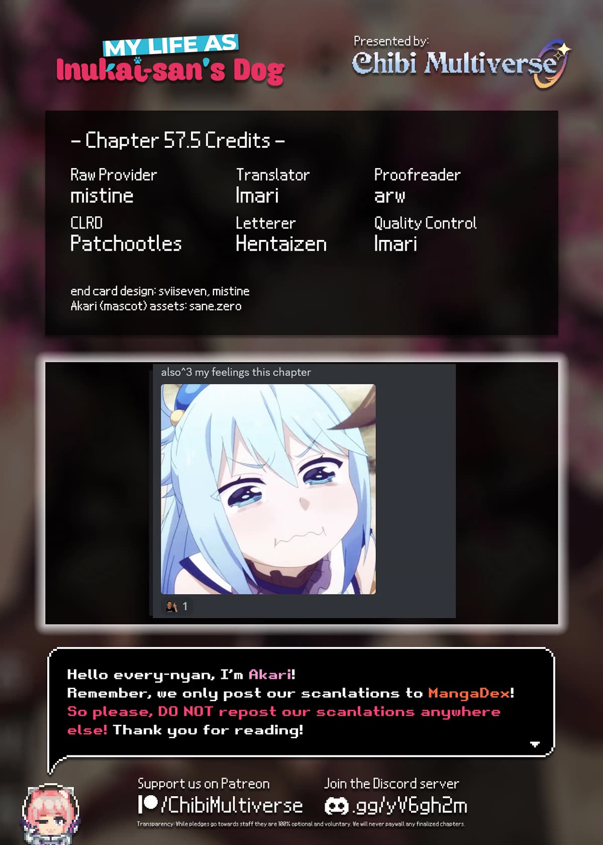 Inu ni Nattara Suki na Hito ni Hirowareta Chapter 57.5 page 20 - Chapter 57.5: Getting Washed as a Dog by the Person I Love.