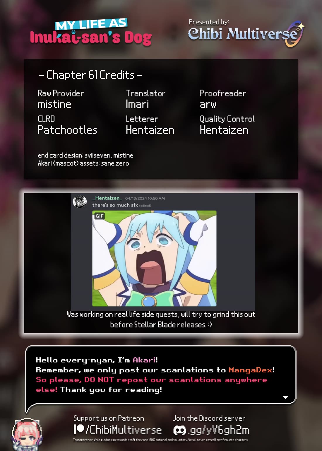 Inu ni Nattara Suki na Hito ni Hirowareta Chapter 61 page 23 - Chapter 61: And then