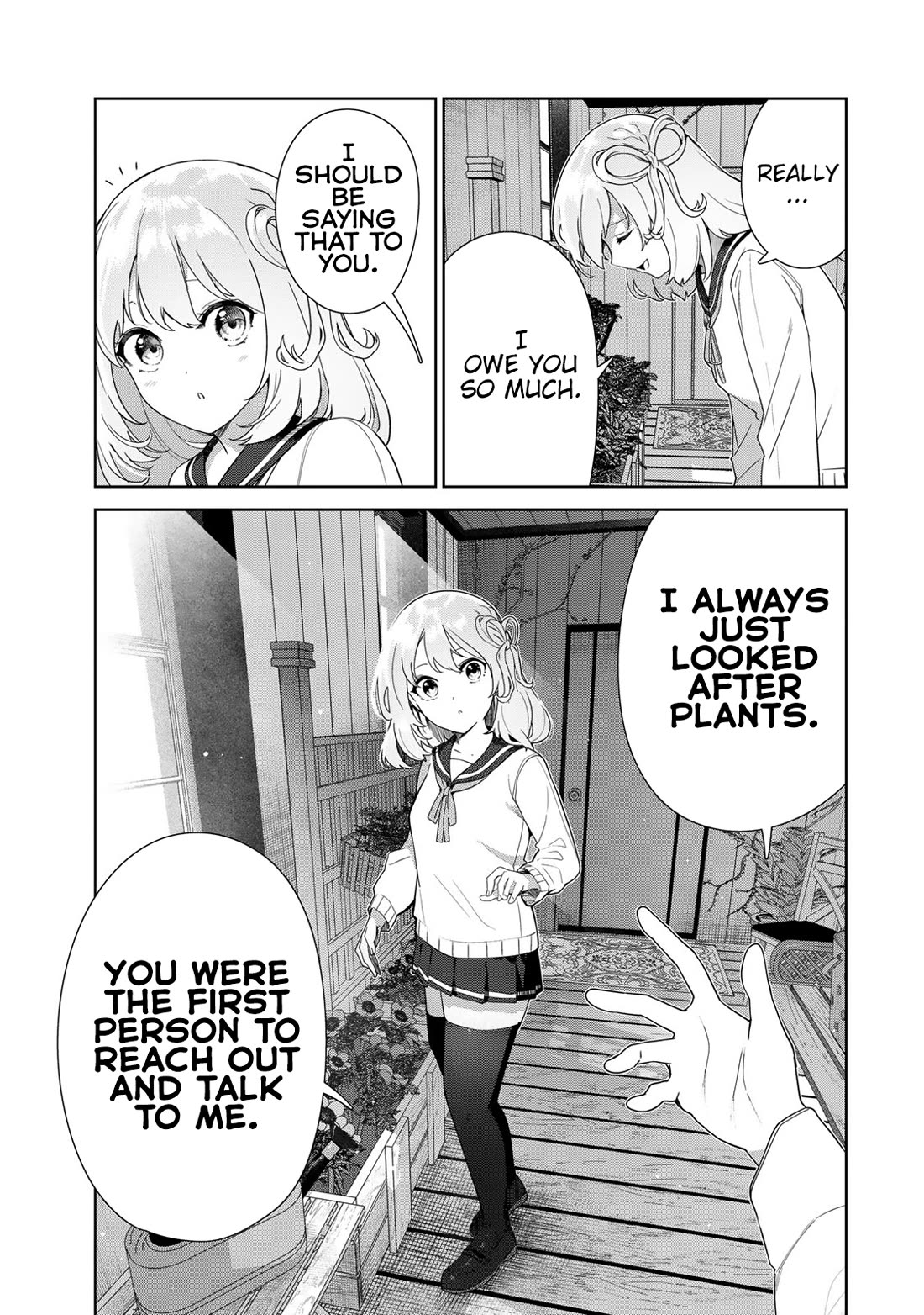 Inu ni Nattara Suki na Hito ni Hirowareta Chapter 63 page 11 - Chapter 63: In the flower garden with you