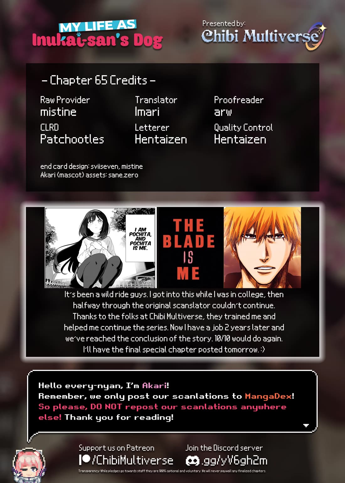 Inu ni Nattara Suki na Hito ni Hirowareta Chapter 65 page 27 - Chapter 65: Your Hand [END]