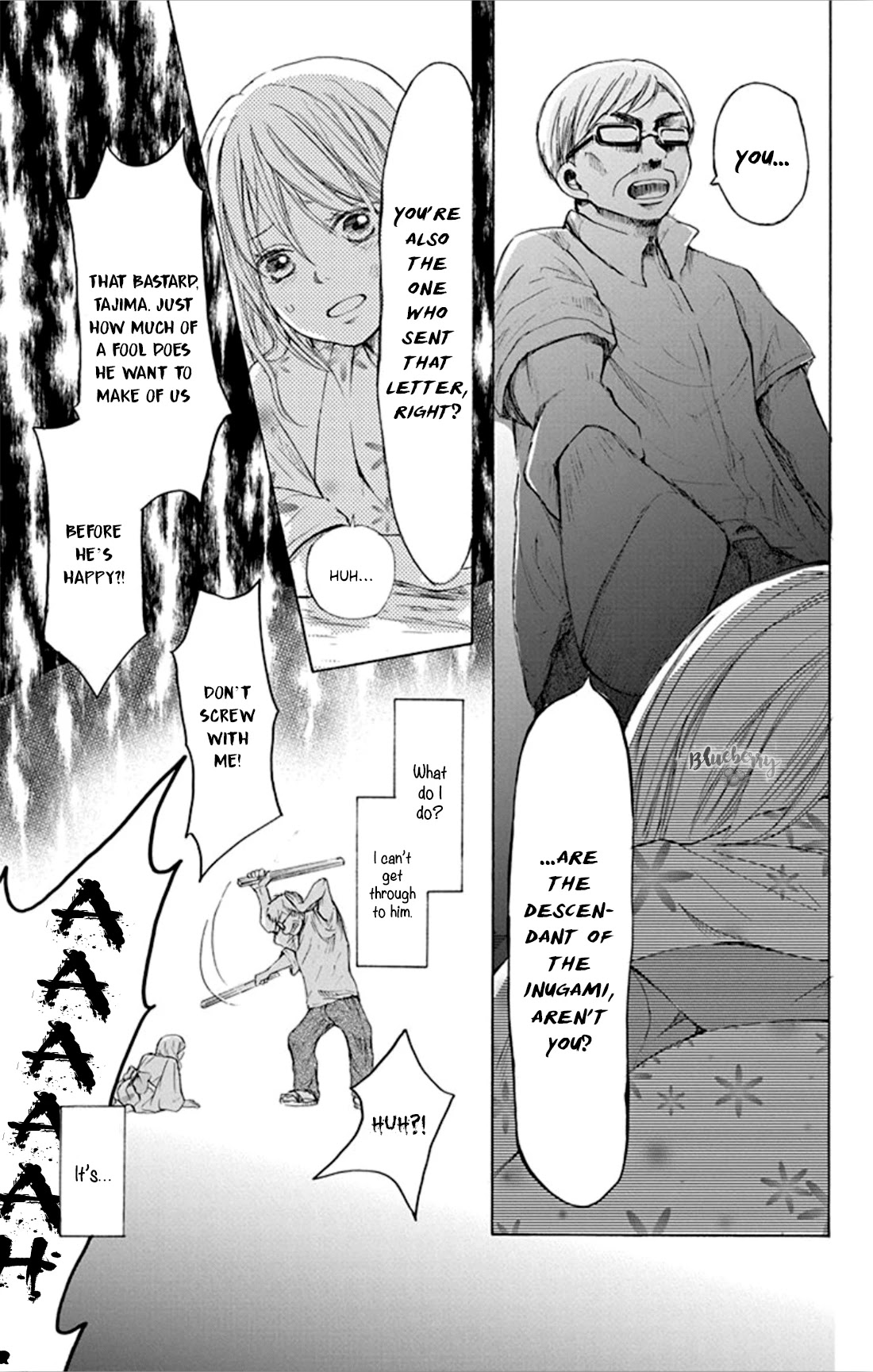 Inu no Naku Mura Chapter 1 page 36 - Chapter 1: The first night