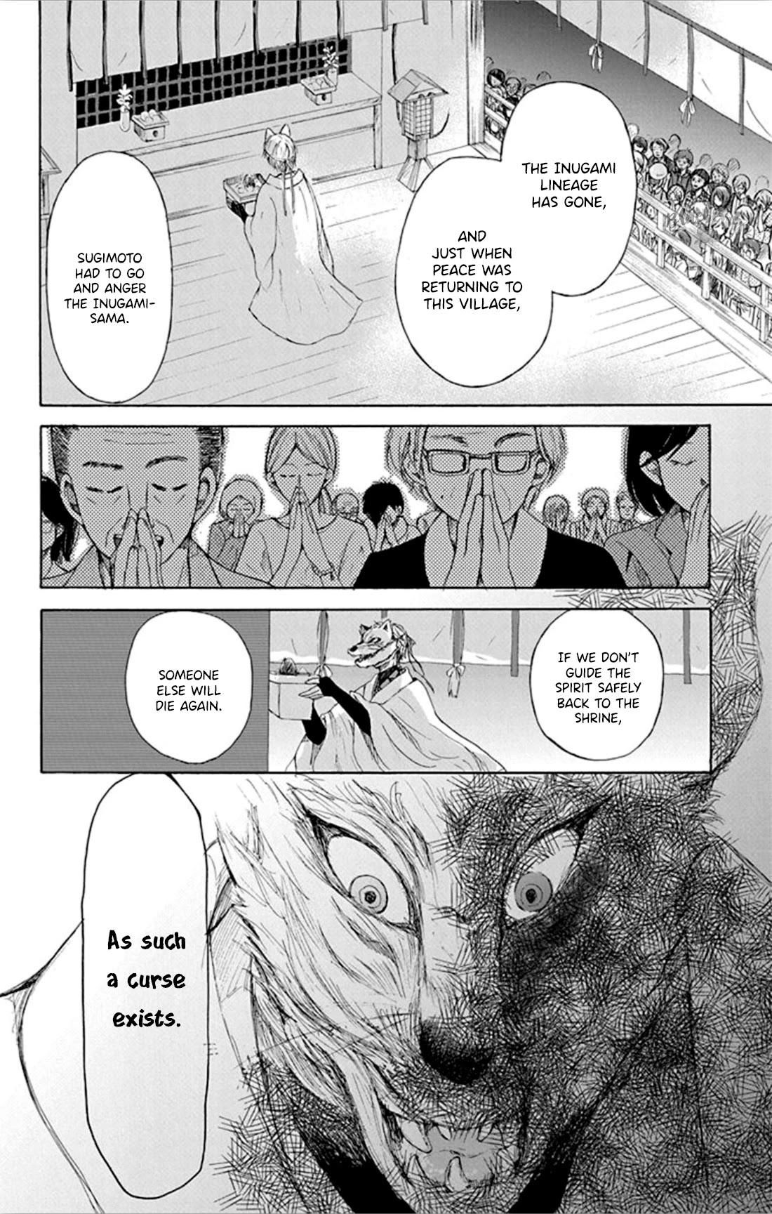 Inu no Naku Mura Chapter 1 page 51 - Chapter 1: The first night