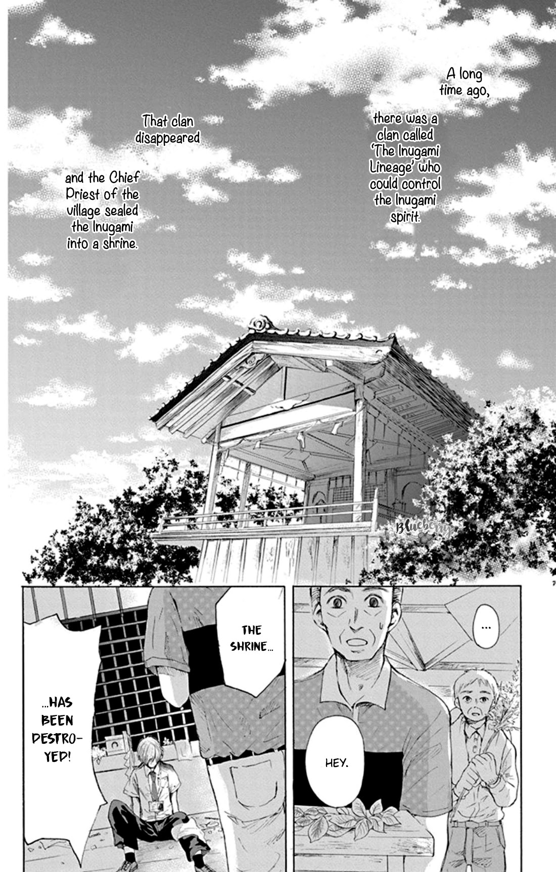 Inu no Naku Mura Chapter 1 page 7 - Chapter 1: The first night