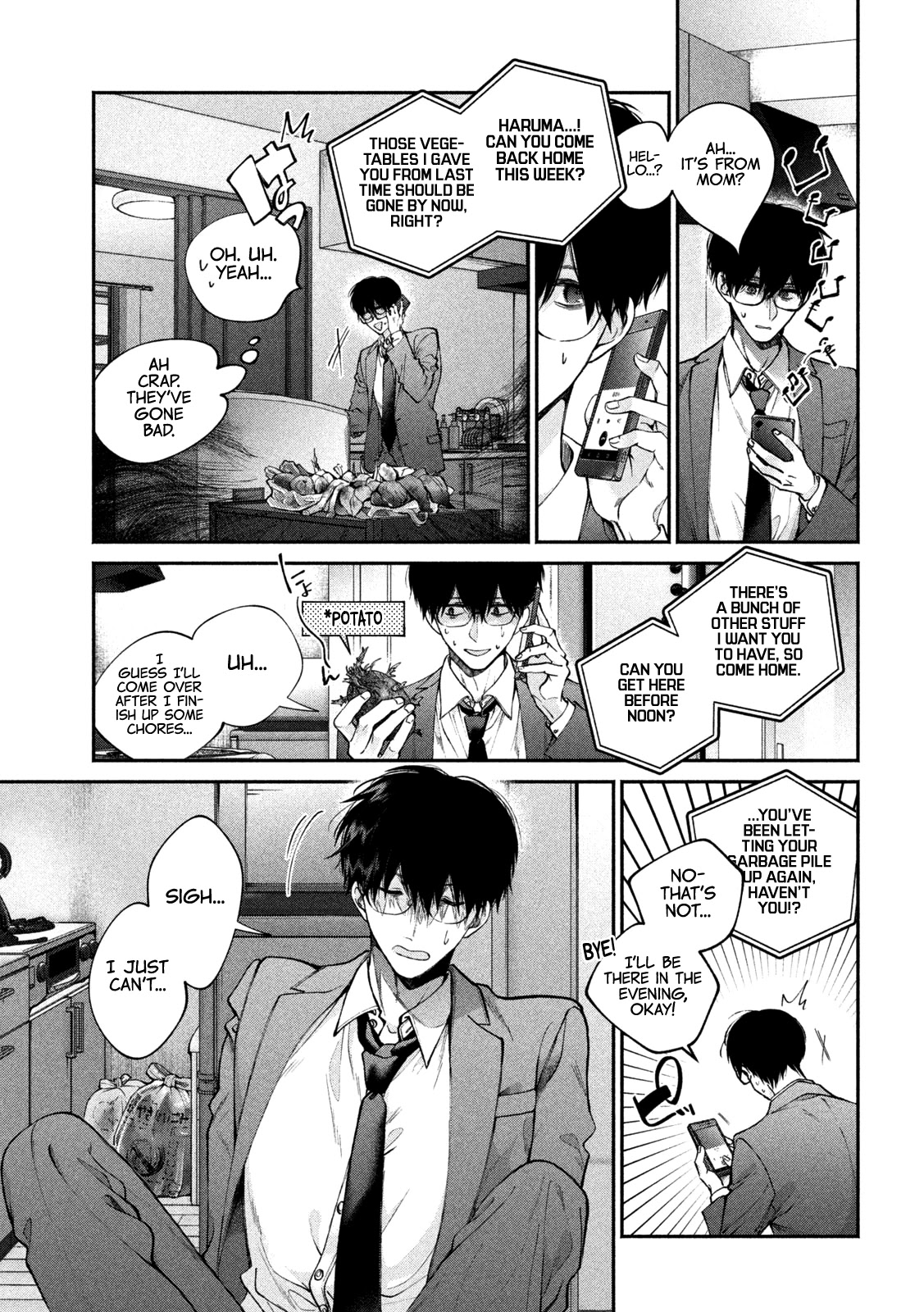 Inu to Kuzu Chapter 1 page 8 - Chapter 1: In the Darkness, There is Dog Shit.