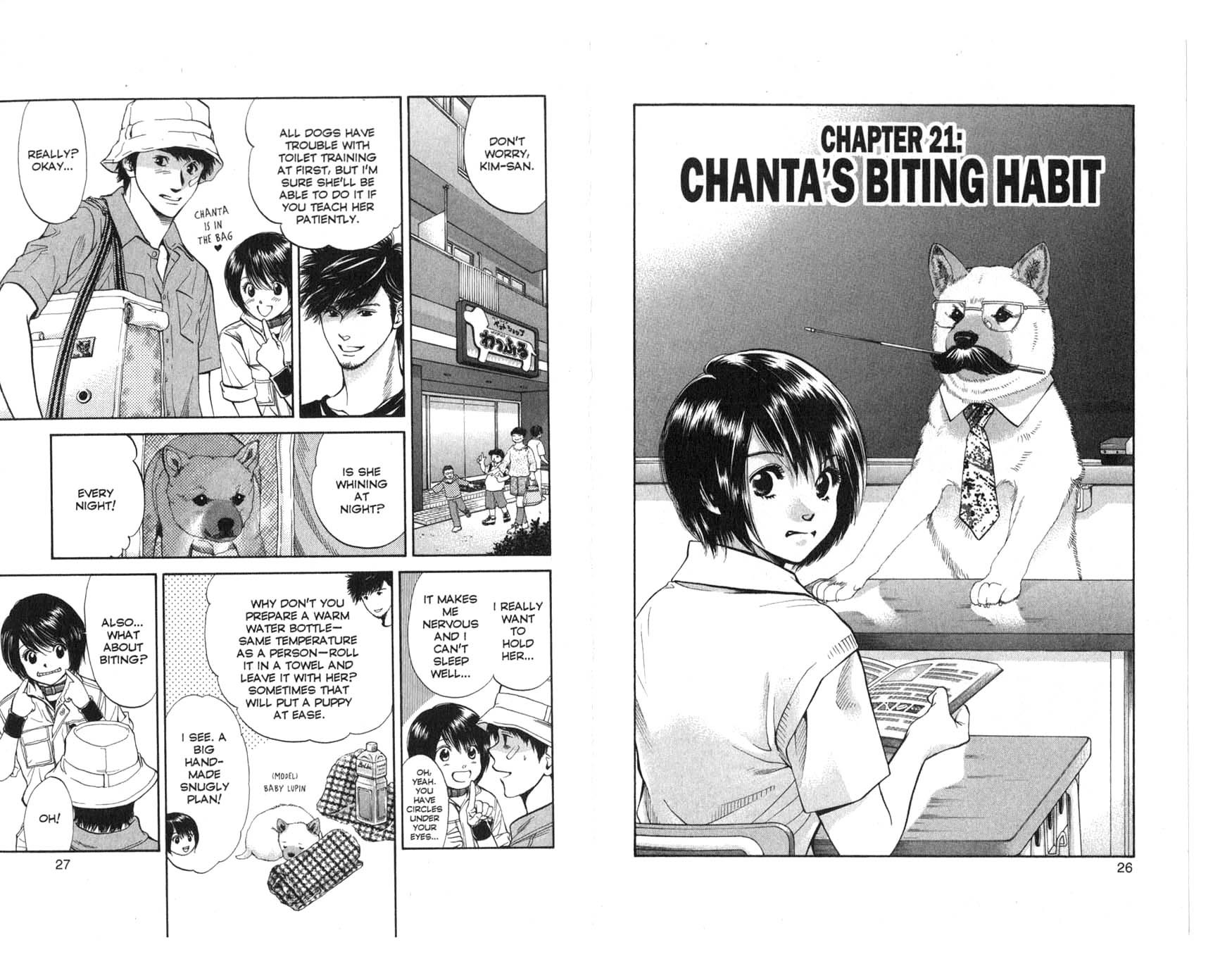 Inubaka Chapter 21 page 1 - Chapter 21: Chanta's Hitting Habit