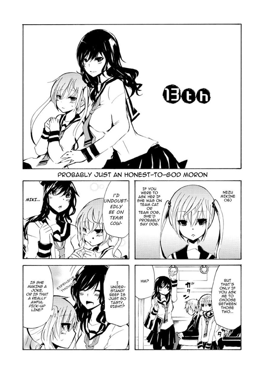 Inugami-san to Nekoyama-san Chapter 13 page 1 - Chapter 13