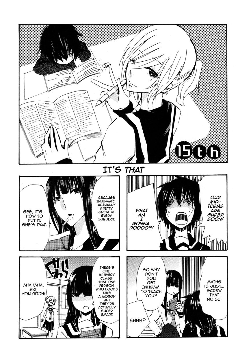 Inugami-san to Nekoyama-san Chapter 15 page 1 - Chapter 15