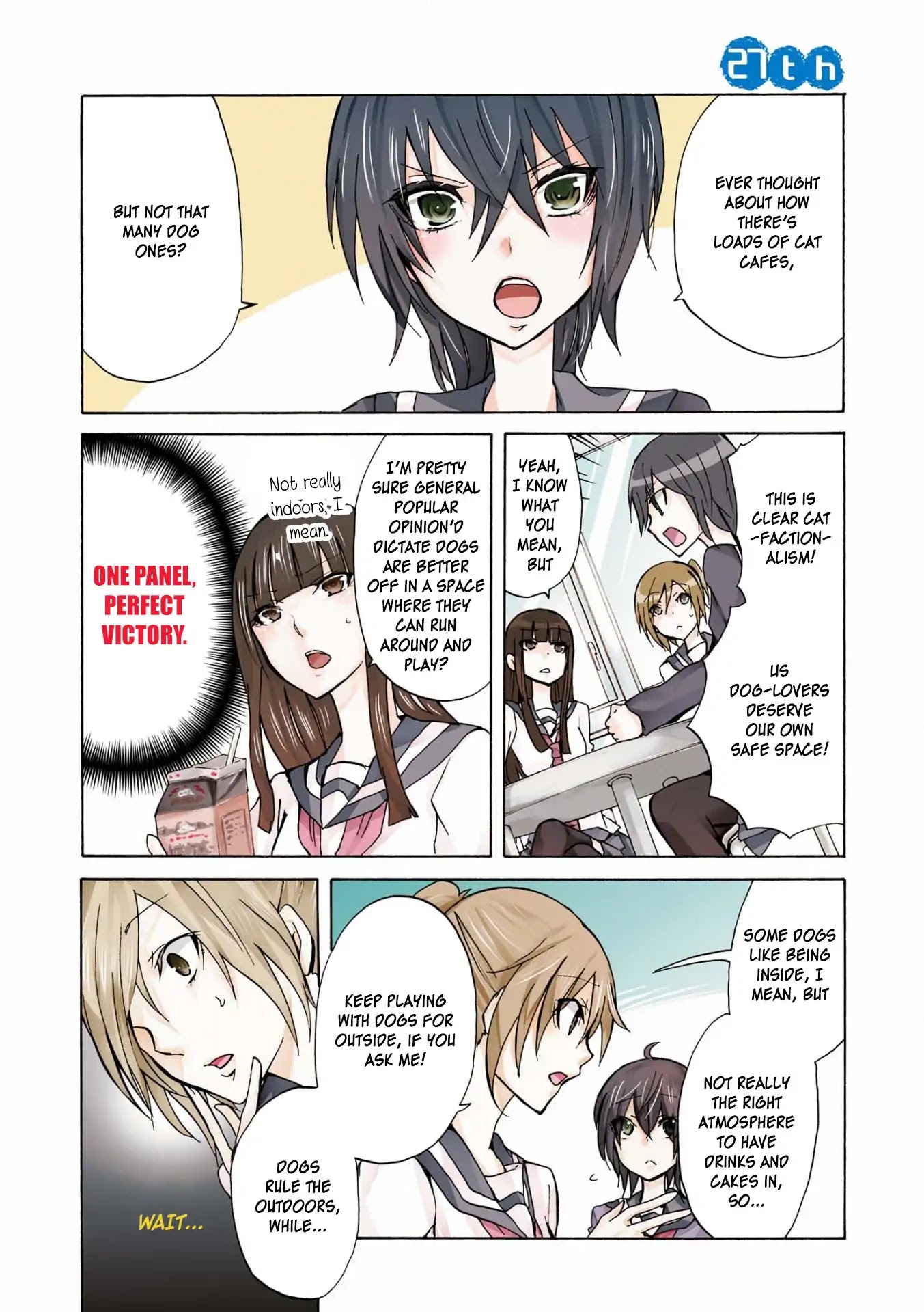 Inugami-san to Nekoyama-san Chapter 27 page 1 - Chapter 27