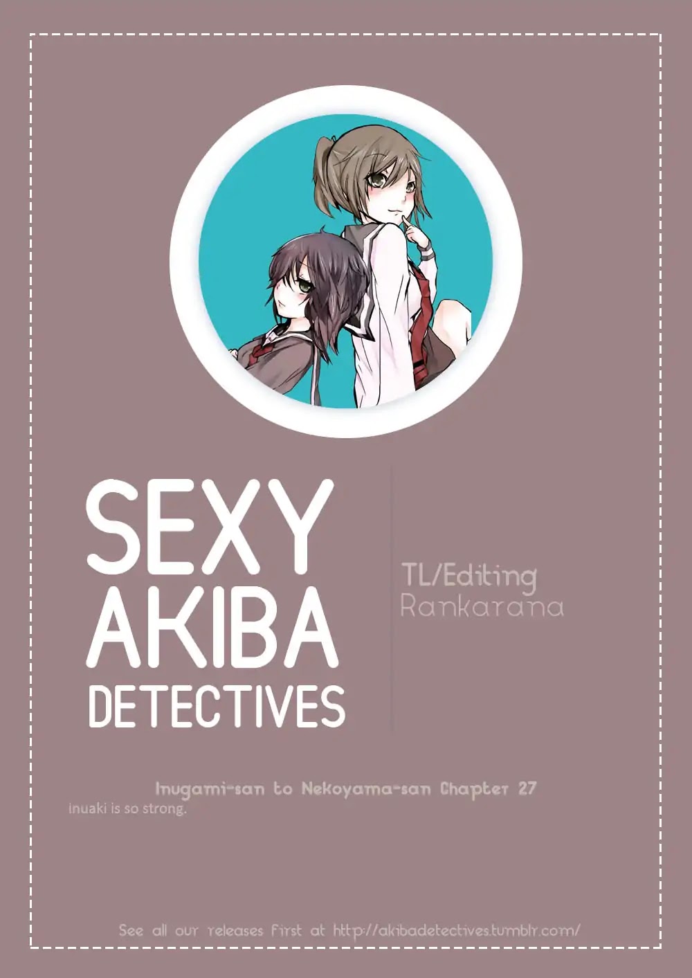Inugami-san to Nekoyama-san Chapter 27 page 12 - Chapter 27