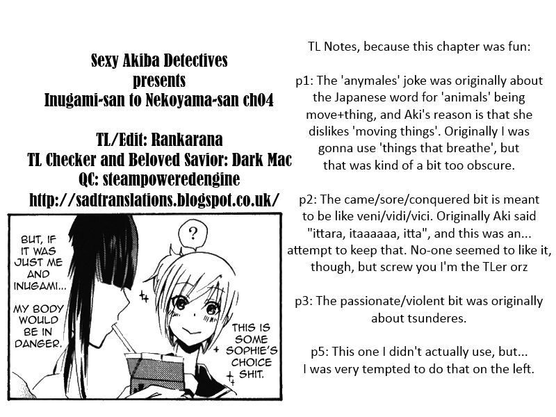 Inugami-san to Nekoyama-san Chapter 4 page 9 - Chapter 4