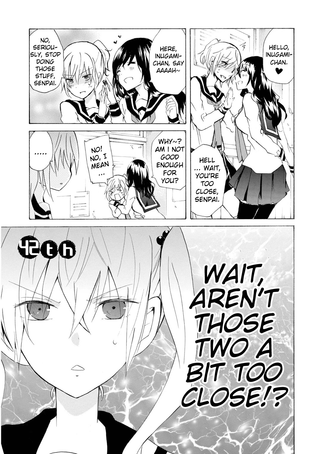 Inugami-san to Nekoyama-san Chapter 42 page 1 - Chapter 42