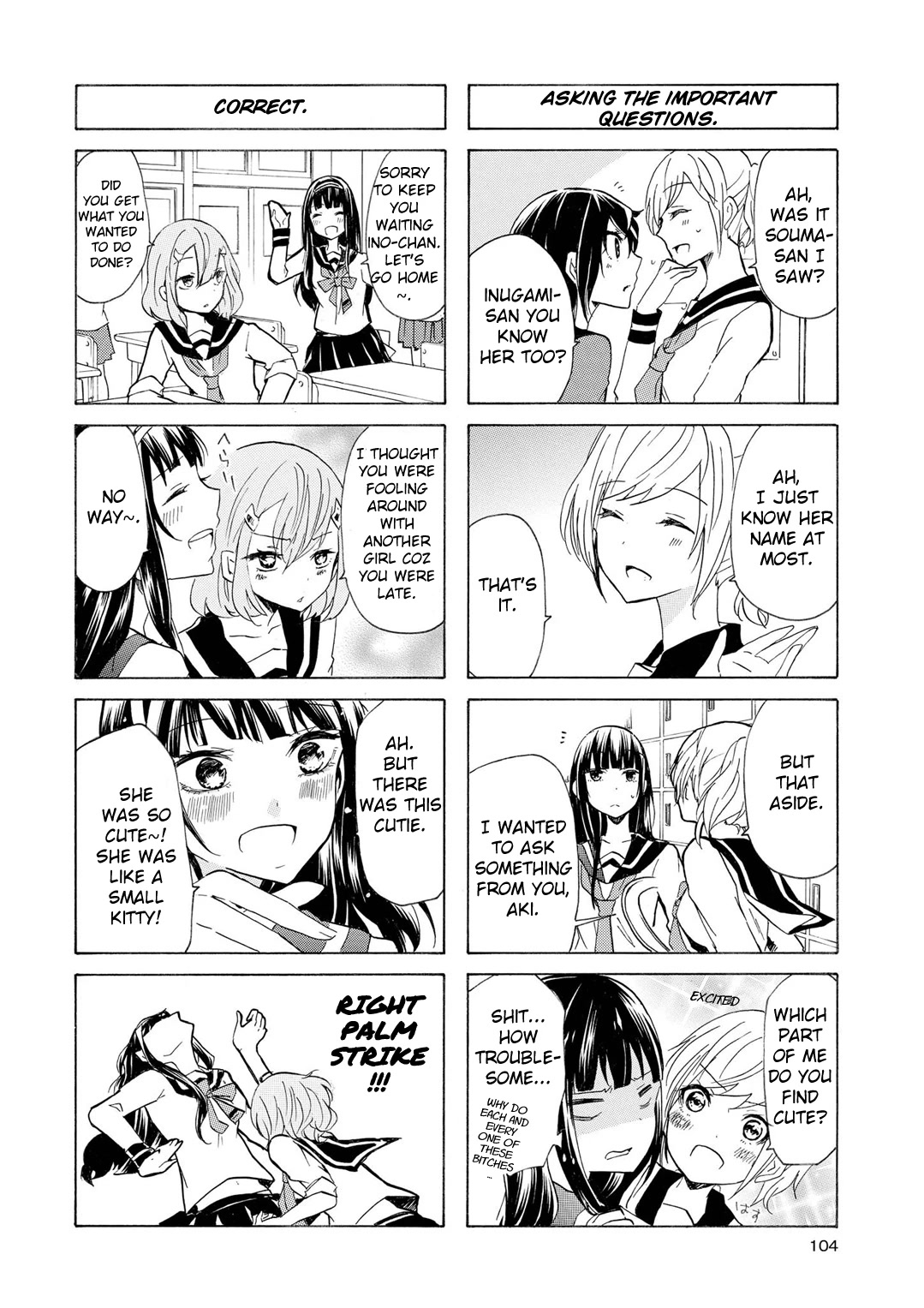 Inugami-san to Nekoyama-san Chapter 48 page 4 - Chapter 48