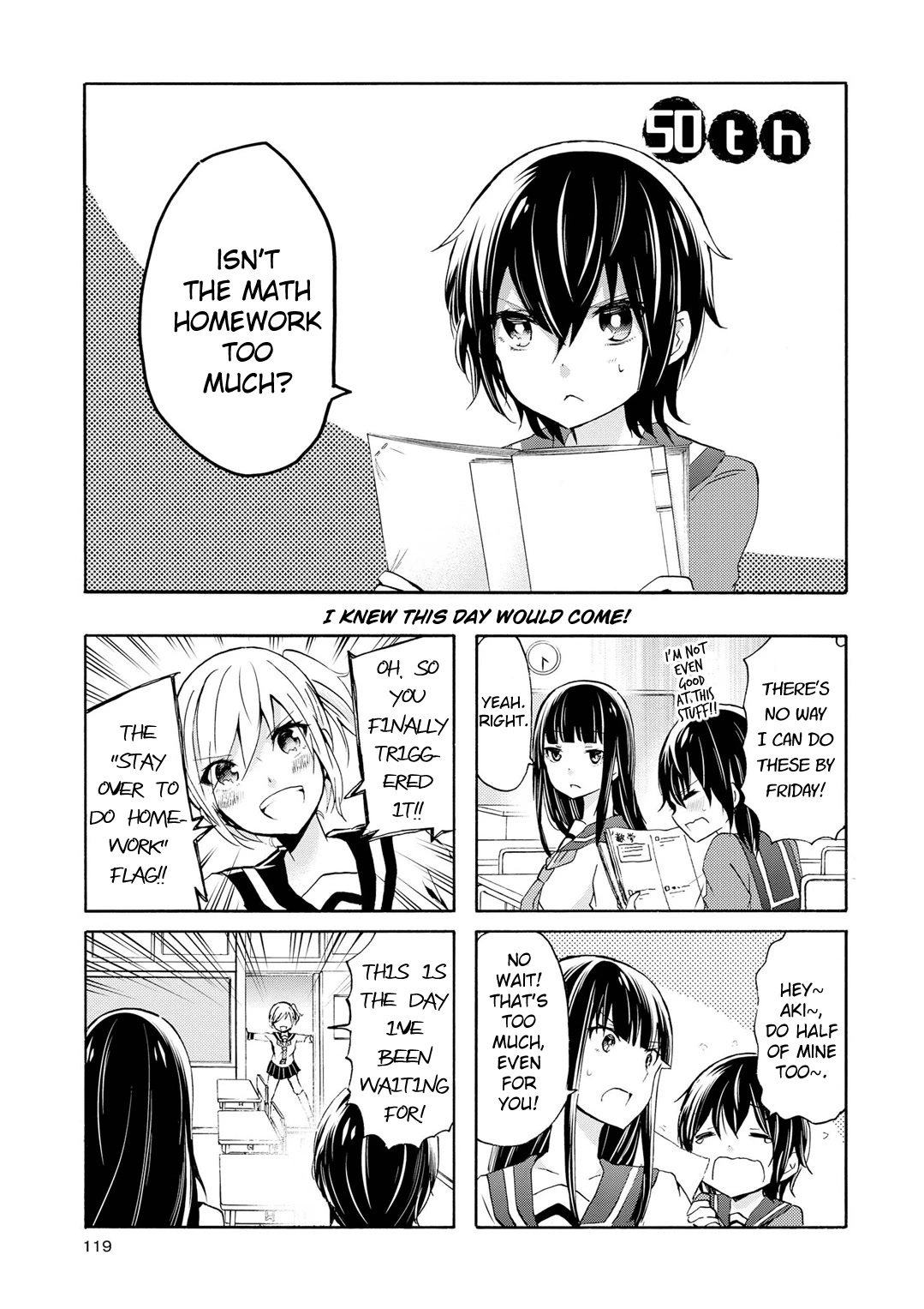 Inugami-san to Nekoyama-san Chapter 50 page 1 - Chapter 50
